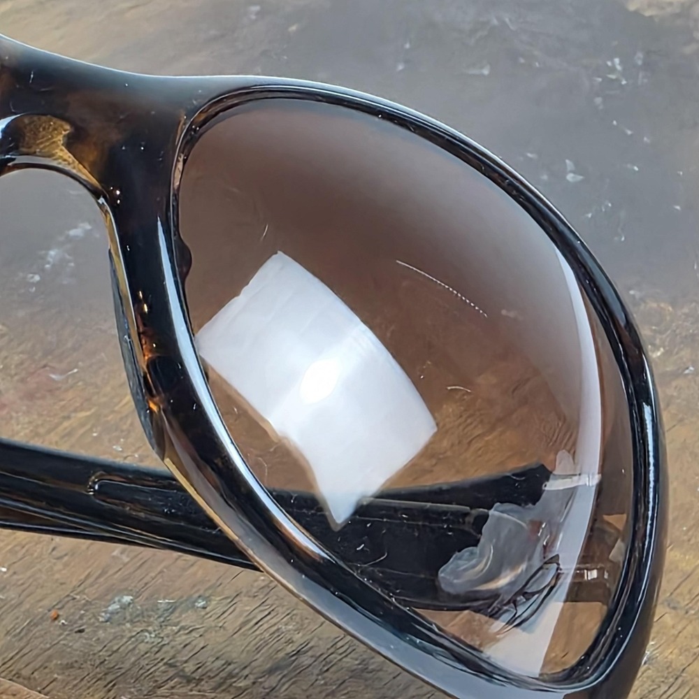 Oakley Necessity Sunglasses Womens 60-18 Brown Tortoise Oversized Wrap Tinted - Picture 13 of 16